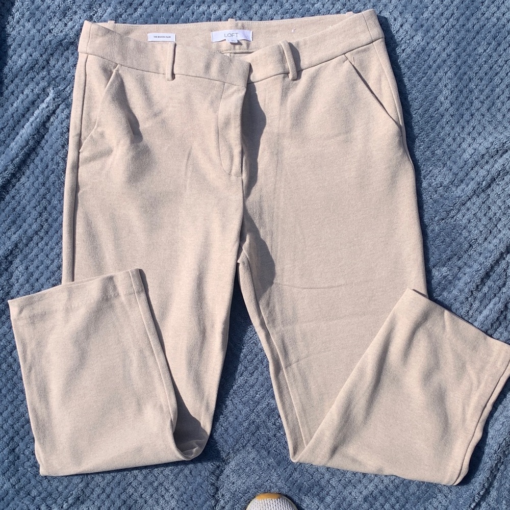 LOFT Light Beige Trousers